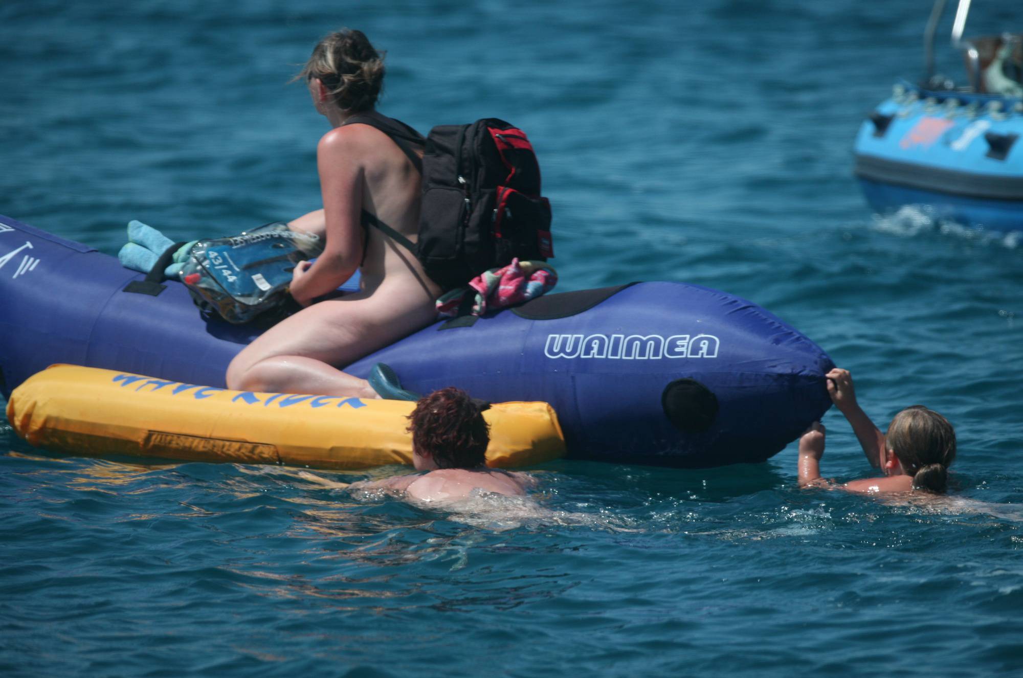 Cove Water Boating Family - Embracing Pure Nudism in Nature's Embrace - 2