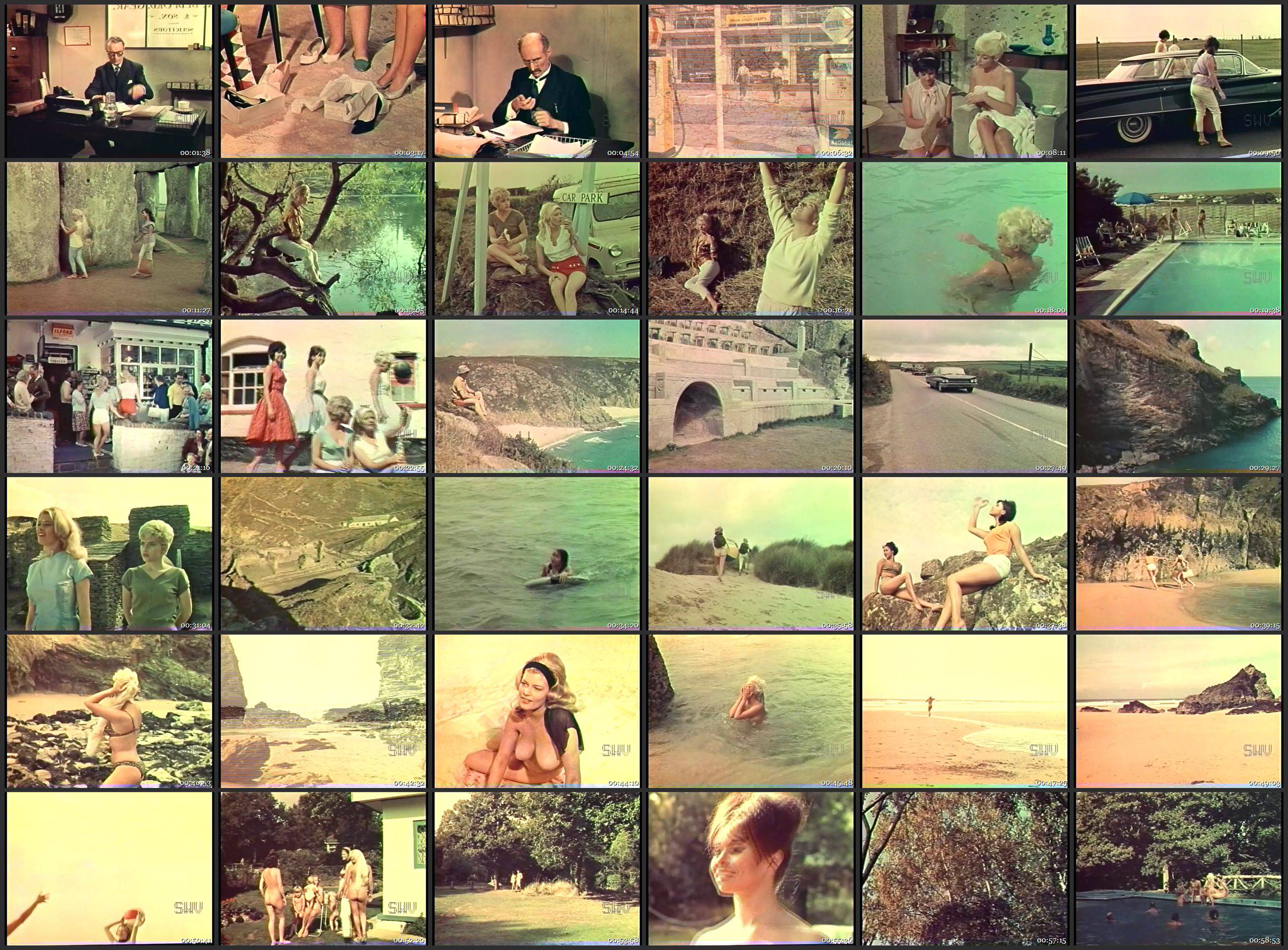 Nudist Videos Naked as Nature Intended 1961 - Thumbnails